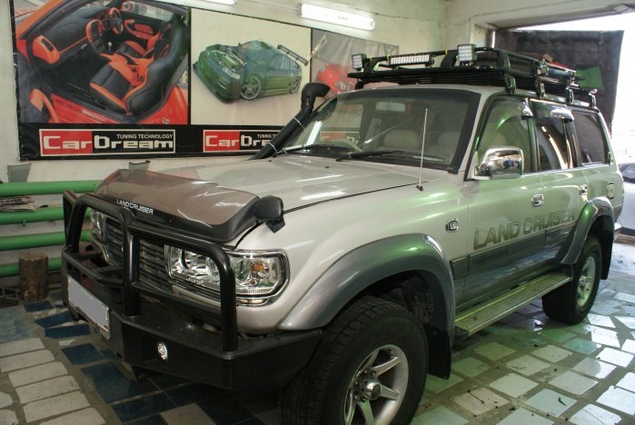 Перетяжка сидений кожей Toyota Land Cruiser 80 Series